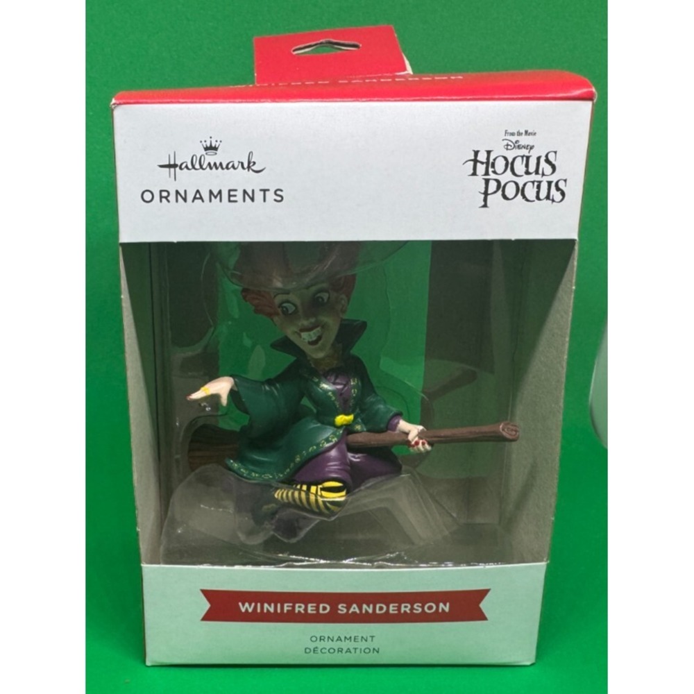 Winifred Sanderson Hallmark Ornaments - Hocus Pocus - Brand New